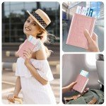 RFID Blocking Passport Holder Wallet in Rose Gold
