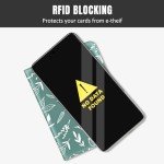 RFID Blocking Passport Holder with Leaf Design