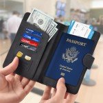 Herain RFID Passport Holder Travel Wallet for Families