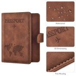 Brown Passport Holder for Travel Essentials