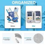 RFID Blocking Waterproof Passport Holder Wallet