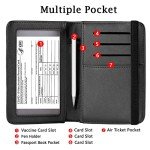 ZOPPEN RFID Passport Holder Wallet - Travel Essential