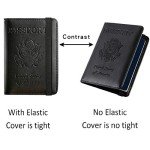 RFID Blocking Passport Holder Wallet - Black