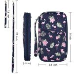 Flamingo RFID Passport Wallet with Vaccine Card Slot