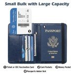 RFID Passport Holder Wallet for Travel, Waterproof