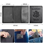 2-Pack Passport Holder Wallet for Travel
