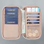 Travel Passport Holder Wallet for Family & Women