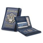 RFID Passport Holder Wallet for Travel, Waterproof