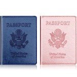 2-Piece Passport Holder Set for Travel