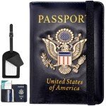 RFID Blocking Passport Holder & Vaccine Card Wallet