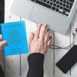 Passport and Vaccine Card Holder Combo in Turquoise