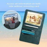 Dark Green RFID Passport Holder with Pen Slot