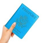 Passport and Vaccine Card Holder Combo in Turquoise