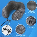 Cozy Travel Pillow Set with Eye Mask & Earplugs