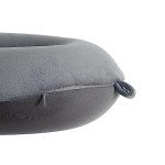 Adjustable Memory Foam Travel Neck Pillow - Grey