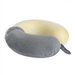 Adjustable Memory Foam Travel Neck Pillow - Grey