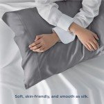 Cooling Bamboo Pillowcases for Hot Sleepers - 2 Pack