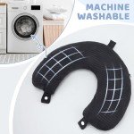 Zebrabox Travel Neck Pillow Replacement Cover - Black