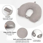 Zebrabox Travel Neck Pillow Replacement Cover - Black