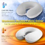 Memory Foam Travel Pillow - Grey U Shape