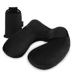 Inflatable Travel Pillow - Soft Velvet Comfort