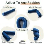 Memory Foam Travel Neck Pillow - Navy Blue