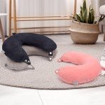 Zebrabox Travel Neck Pillow Replacement Cover - Black