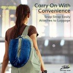 Memory Foam Travel Neck Pillow - Navy Blue