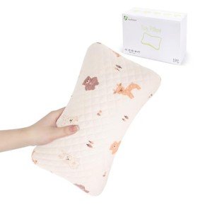 Mini Travel Pillow - Machine Washable, Pink Deer