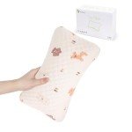 Mini Travel Pillow - Machine Washable, Pink Deer