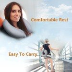 Memory Foam Travel Pillow - Grey U Shape