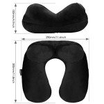 Inflatable Travel Pillow - Soft Velvet Comfort