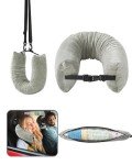 Adjustable Travel Neck Pillow with Storage Bag