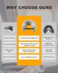 Adjustable Travel Neck Pillow with Storage Bag