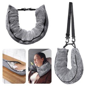 Travel Neck Pillow and Stuffable Storage Bag