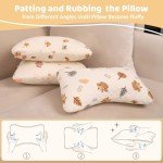 Mini Travel Pillow - Machine Washable, Pink Deer