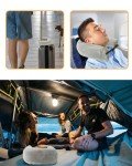 Adjustable Travel Neck Pillow with Storage Bag