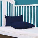 Microfiber Toddler Pillowcases - 2 Pack, Navy