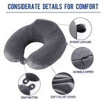 Memory Foam Neck Pillow for Travel & Home