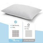 Soft Microfiber Toddler Pillowcase 2 Pack, Gray