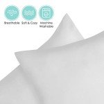 Soft Microfiber Toddler Pillowcase 2 Pack, Gray