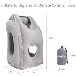 Travel Inflatable Pillow for Neck and Lumbar Support