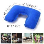 3-Pack Inflatable Travel Pillows for Support