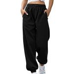 Generic Womens Fall Clothes Clearance Under 15 Sales and Deals Today Women's Sweatpants Clothes Womens Winter White Sweats Orange Scrub Pants for Woman Fall Fashion for Women 2024, Medium, A02_black
