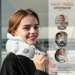 Inflatable Travel Neck Pillow with Eye Masks