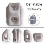Travel Inflatable Pillow for Neck and Lumbar Support