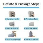 Travel Inflatable Pillow for Neck and Lumbar Support