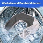 Comfy U-Shaped Neck Pillow Cover - Gray