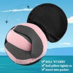Compact Travel Neck Pillow Bag with Quick Release