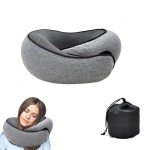 Travel Neck Pillow for Comfortable Trips (Grey)